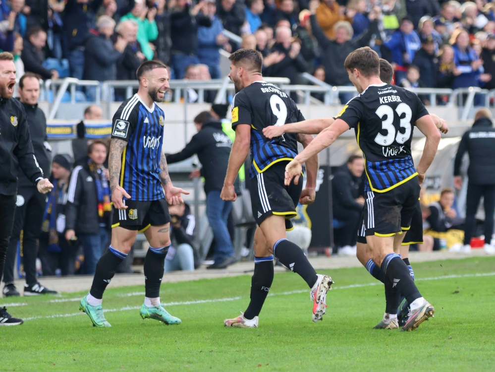 3 Liga Pokalschreck Saarbrücken überrascht auch Dresden Fussballdaten