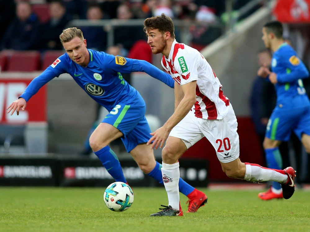 Erster Sieg im letzten Hinrundenspiel Köln schlägt Wolfsburg