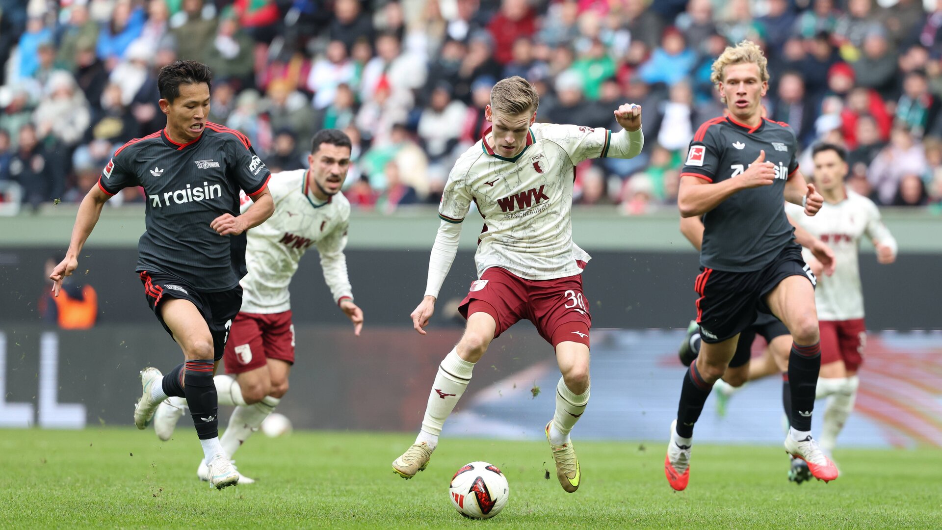 Rot Wolf Zweimal Rot: Union holt ersten Auswärtspunkt in Augsburg - Fussballdaten