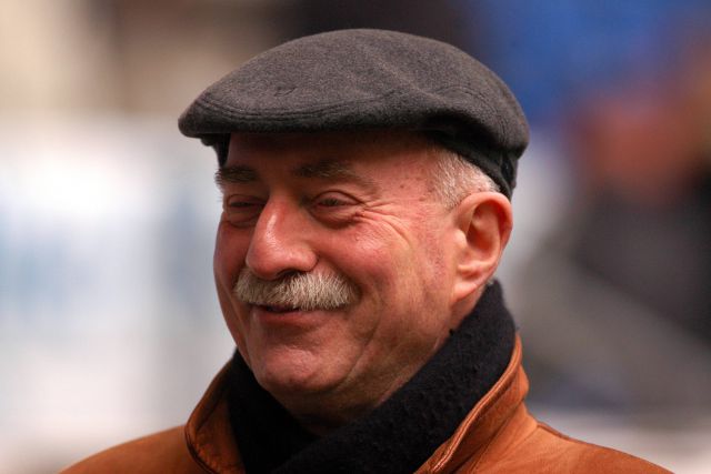 Werner Hansch über den schlecht gelaunt dreinblickenden Ottmar Hitzfeld