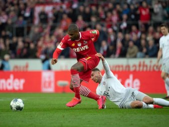 Der 1. FC Köln muss auf Anthony Modeste (l) verzichten. Foto: Federico Gambarini/dpa Der 1. FC Köln muss auf Anthony Modeste (l) verzichten. Foto: Federico Gambarini/dpa