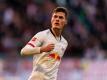 Patrik Schick trifft mit Leverkusen auf seinen Ex-Club RB Leipzig. Foto: Robert Michael/dpa-Zentralbild/dpa