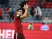 Bayerns Robert Lewandowski traf beim 4:3 gegen Hertha BSC am dritten Spieltag der vergangenen Saison viermal. Foto: Sven Hoppe/dpa