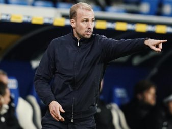 Hoffenheims Trainer überwintert mit seinem Team bei einem Sieg gegen Borussia Mönchengladbach auf einem Champions-League-Platz. Foto: Uwe Anspach/dpa Hoffenheims Trainer überwintert mit seinem Team bei einem Sieg gegen Borussia Mönchengladbach auf einem Champions-League-Platz. Foto: Uwe Anspach/dpa