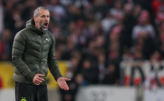 Dortmunds Marco Rose absolviert an diesem Samstag sein 100. Spiel als Bundesliga-Trainer.