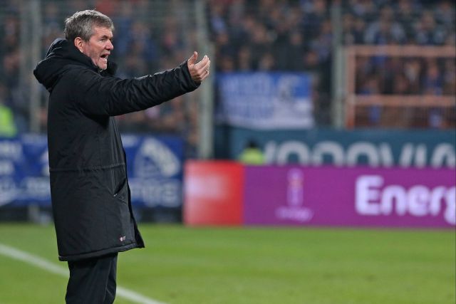 Friedhelm Funkel, Trainer Eintracht Frankfurt, am Ende der Saison 2008/2009.