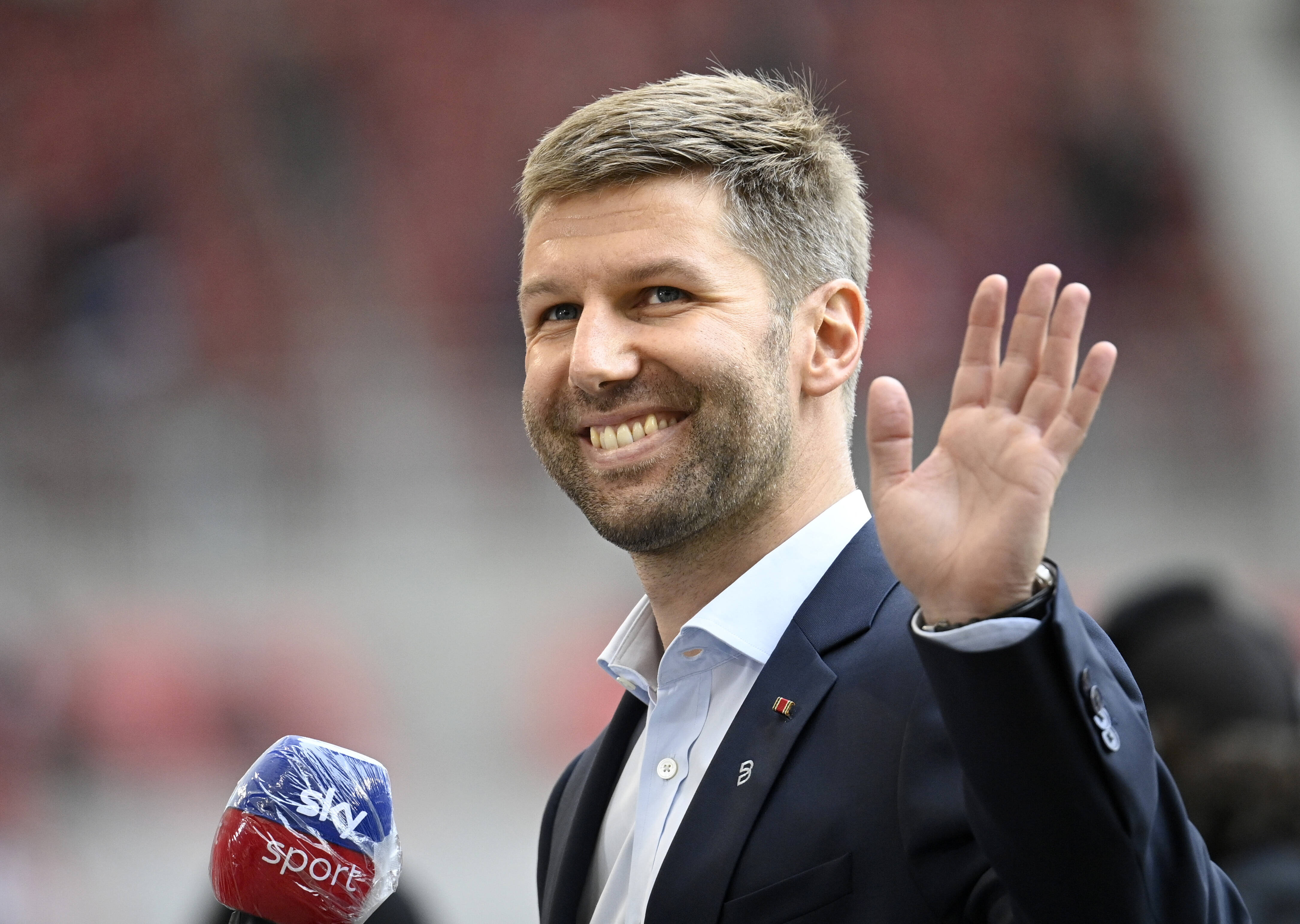 ARD-Experte Thomas Hitzlsperger während des Gruppenspiels zwischen Deutschland und Schweden bei der WM 2018