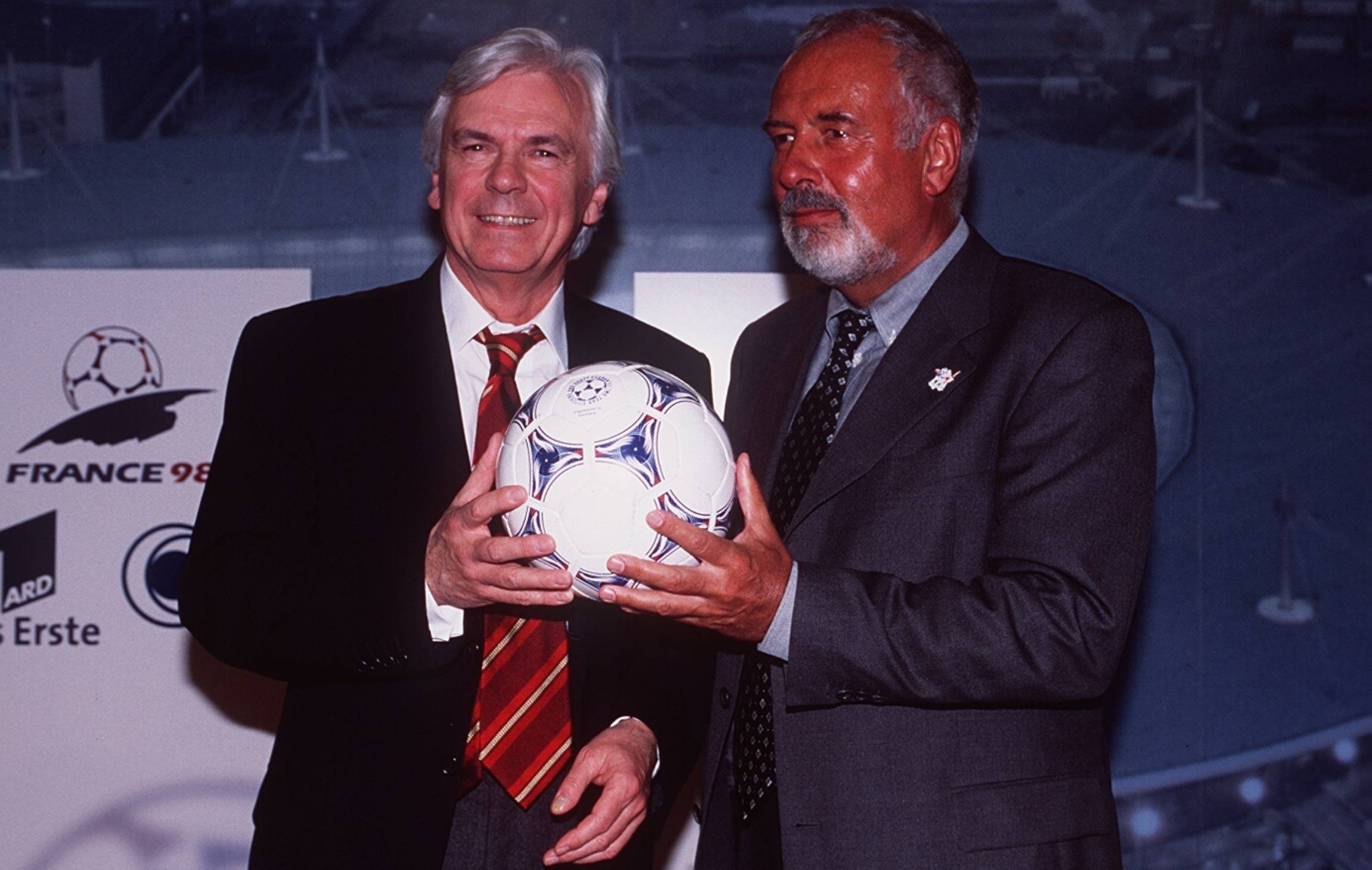 Heribert Faßbender beim WM-Finale 1998