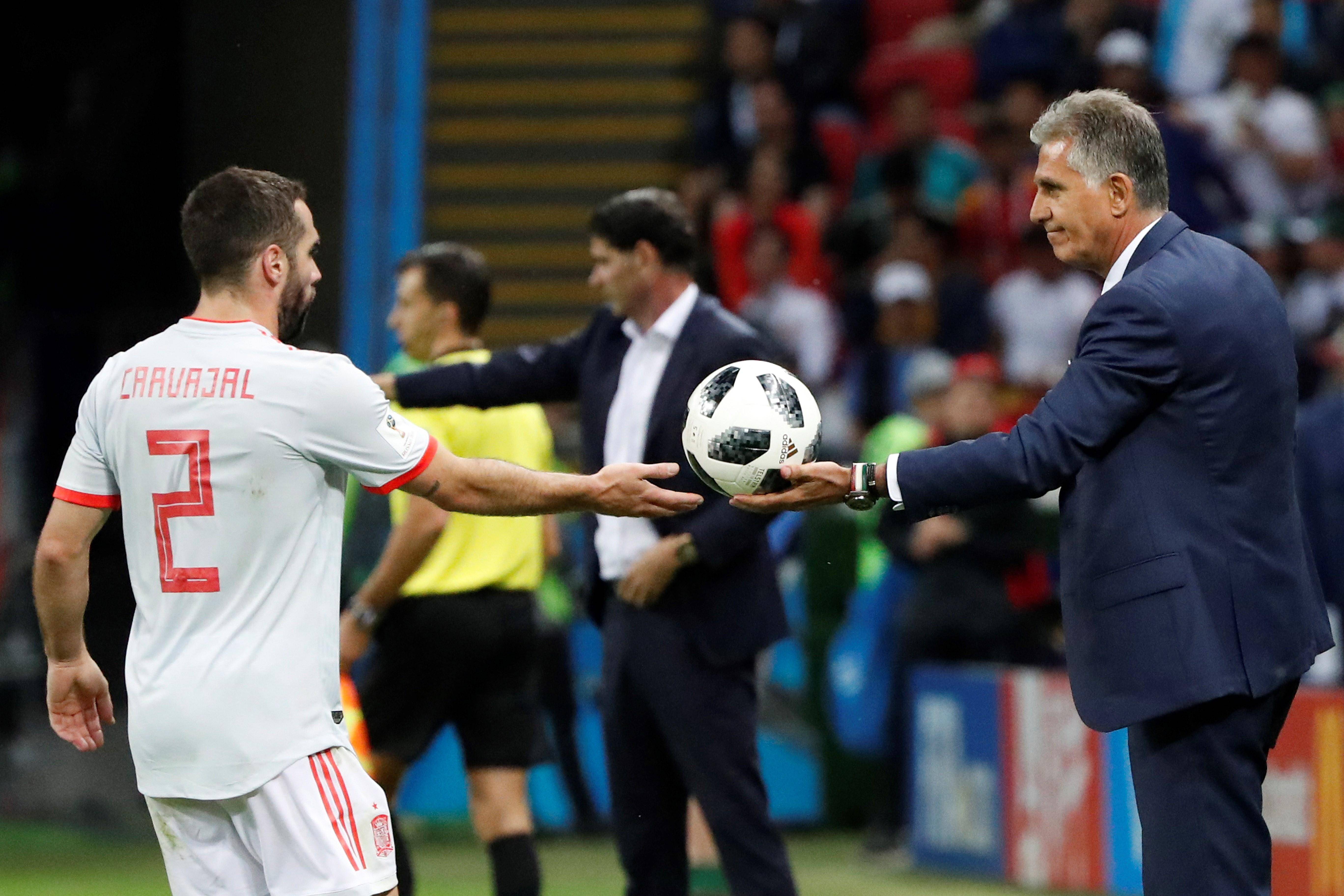 Irans Nationaltrainer Carlos Queiroz über den Gruppengegner Spanien während der WM 2018