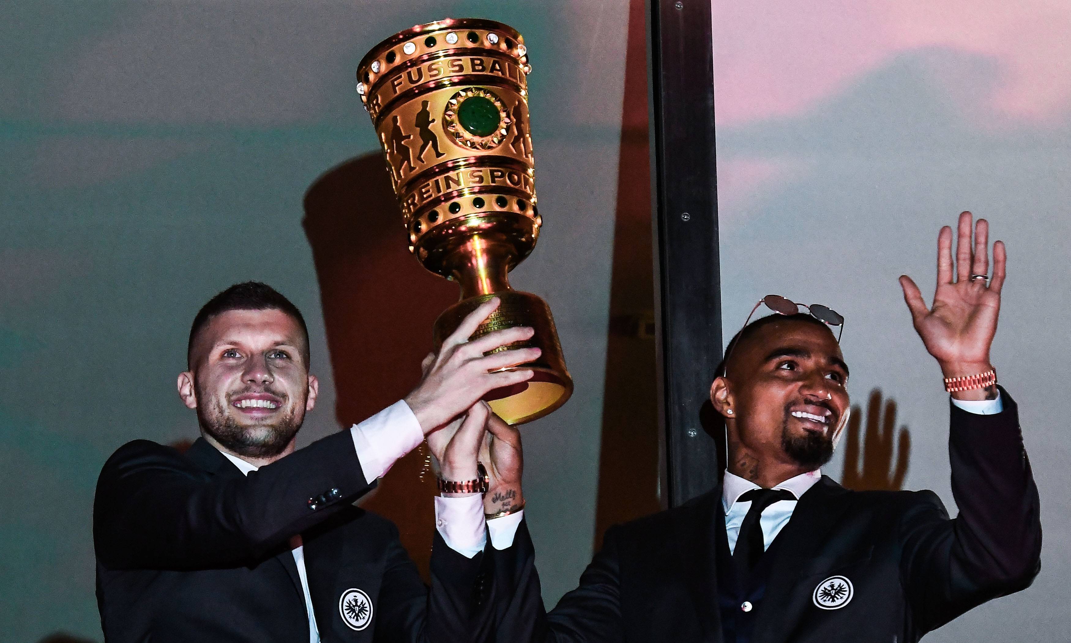 Kevin-Prince Boateng nach Frankfurts Einzug ins DFB-Pokal-Finale