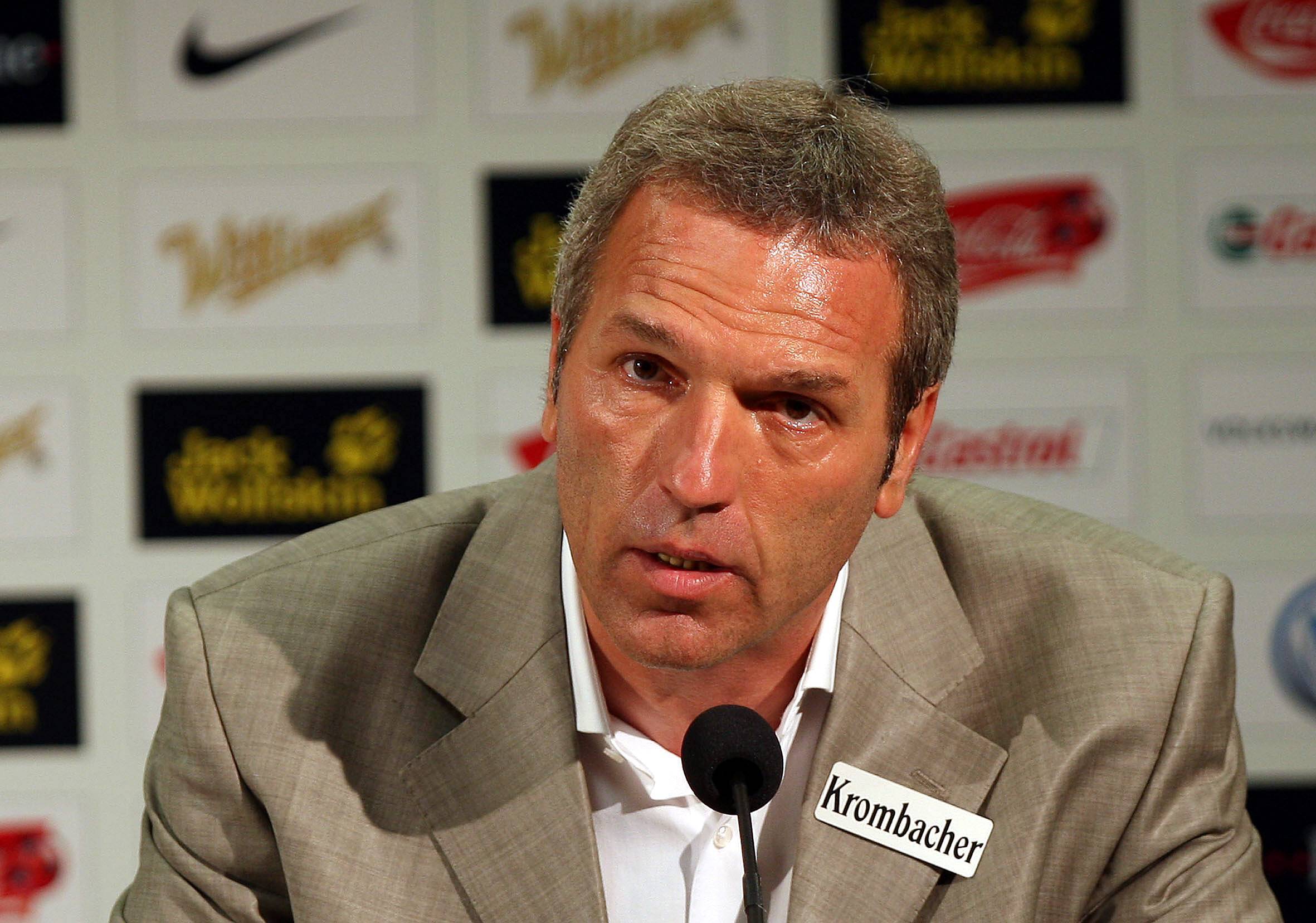 Ernst Middendorp, Trainer von Arminia Bielefeld, über die Aufstellung von Matthias Breitkreutz.