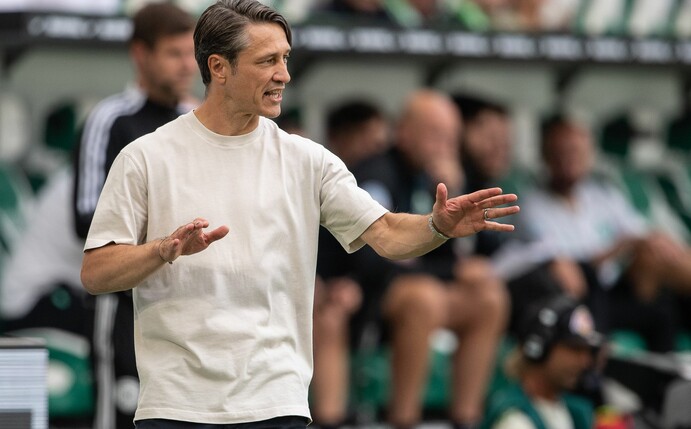 Fußball-Nationalspieler Thomas Müller und Ex-Trainer Niko Kovac treffen an diesem Bundesliga-Spieltag aufeinander.