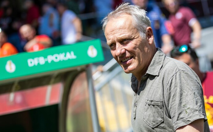 Julian Nagelsmann redet in den höchsten Tönen von ihm: Freiburgs Trainer Christian Streich.