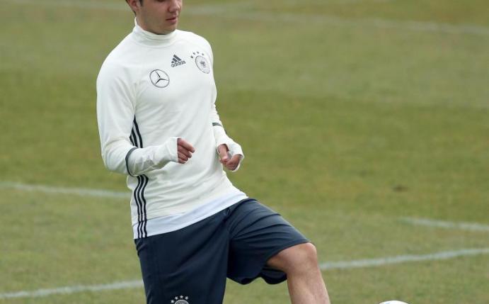 Mario Götze ist für den EM-Kader gesetzt. Foto: Christian Charisius