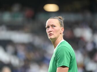 Schaut mit Bedenken der Männer-WM in Katar entgegen: Almuth Schult. Schaut mit Bedenken der Männer-WM in Katar entgegen: Almuth Schult.