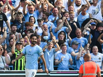 Gündogan trifft für ManCity - auch Arsenal makellos Gündogan trifft für ManCity - auch Arsenal makellos