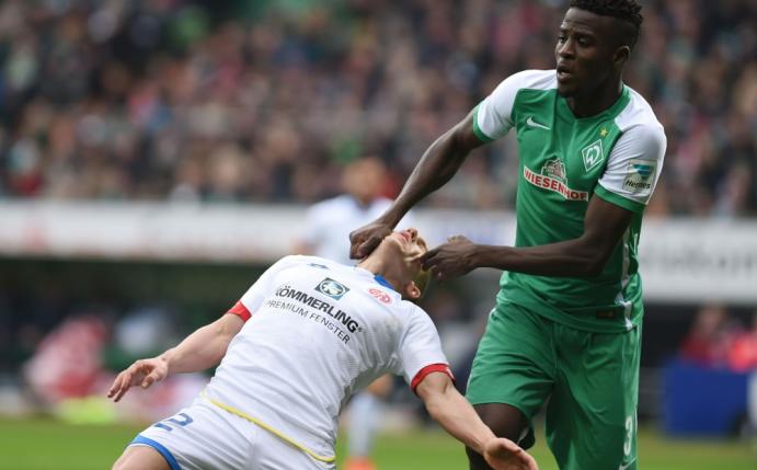 Papy Djilobodji wurde für zwei Spiele gesperrt (Quelle: PIXATHLON/SID)