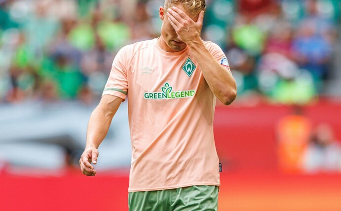 Schädelprellung bei Werder-Profi Pieper