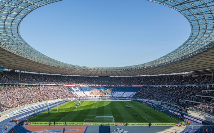 Die Hertha will im Olympiastadion bleiben (Quelle: PIXATHLON/SID-IMAGES)
