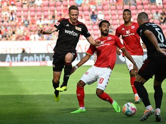 Mainz und Union taten sich im Duell schwer. Mainz und Union taten sich im Duell schwer.
