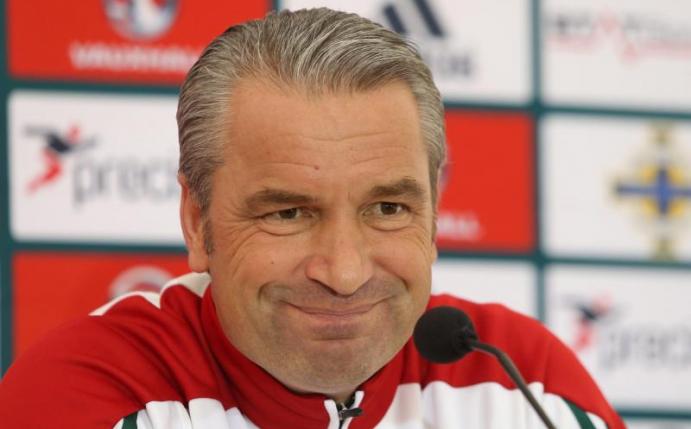 Ungarns Trainer Bernd Storck will mit seinem Team ins Achtelfinale. Foto: Andrew Paton