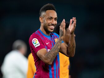 Wechselte erst im Februar 2022 zum FC Barcelona: Pierre-Emerick Aubameyang. Wechselte erst im Februar 2022 zum FC Barcelona: Pierre-Emerick Aubameyang.