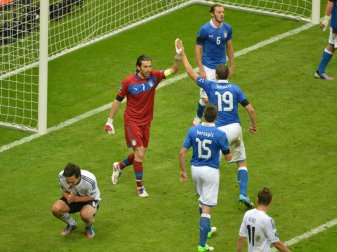 Deutschland hat gegen die Italiener eine negative Bilanz (Quelle: SID-IMAGES) Deutschland hat gegen die Italiener eine negative Bilanz (Quelle: SID-IMAGES)