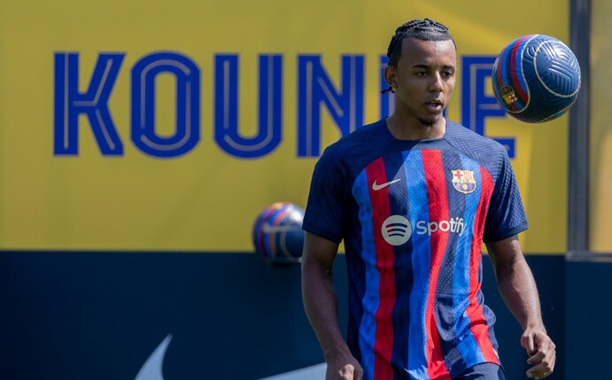 Spielberechtigt für den FC Barcelona: Neuzugang Jules Koundé.