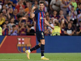 Nächster Doppelpack: Lewandowski-Show bei Heimsieg von Barca Nächster Doppelpack: Lewandowski-Show bei Heimsieg von Barca