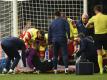 Jack Butland hatte sich im Spiel gegen Deutschland verletzt. Foto: Soeren Stache