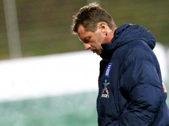 Skibbes Team verspielte gegen Island eine 2:0-Führung (Quelle: FIRO/SID-IMAGES) Skibbes Team verspielte gegen Island eine 2:0-Führung (Quelle: FIRO/SID-IMAGES)