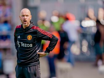 Der niederländische Trainer und Cheftrainer von Manchester United: Erik ten Hag. Der niederländische Trainer und Cheftrainer von Manchester United: Erik ten Hag.