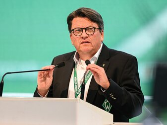 Wird zum Ende des Jahres als Geschäftsführer des Fußball-Bundesligisten Werder Bremen ausscheiden: Hubertus Hess-Grunewald. Wird zum Ende des Jahres als Geschäftsführer des Fußball-Bundesligisten Werder Bremen ausscheiden: Hubertus Hess-Grunewald.
