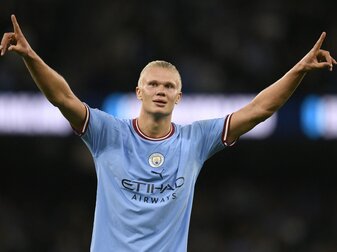 Premier-League-Rekord für Haaland: Neun Tore in fünf Spielen Premier-League-Rekord für Haaland: Neun Tore in fünf Spielen