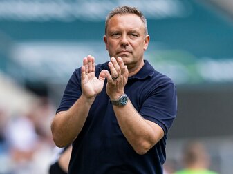 Ist derzeit sehr zufrieden: Hoffenheims Trainer André Breitenreiter. Ist derzeit sehr zufrieden: Hoffenheims Trainer André Breitenreiter.