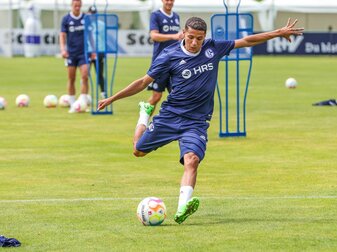 Amine Harit im Trainingslager des FC Schalke 04. Amine Harit im Trainingslager des FC Schalke 04.