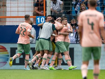Werder erzielt sieben der zwölf Saisontore nach der 85. Minute. Werder erzielt sieben der zwölf Saisontore nach der 85. Minute.