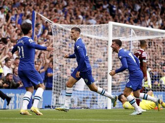 Schoss den FC Chelsea zum Sieg: Kai Havertz (M). Schoss den FC Chelsea zum Sieg: Kai Havertz (M).