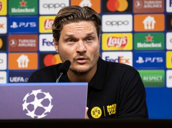 Für Trainer Edin Terzic und den BVB ist ein Erfolg gegen den FC Kopenhagen Pflicht. Für Trainer Edin Terzic und den BVB ist ein Erfolg gegen den FC Kopenhagen Pflicht.
