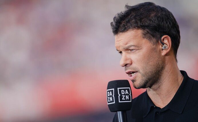 Prominenter TV-Experte bei DAZN: Michael Ballack.