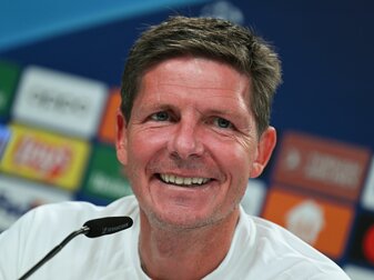 Freut sich auf die Königsklasse: Eintracht-Coach Oliver Glasner. Freut sich auf die Königsklasse: Eintracht-Coach Oliver Glasner.