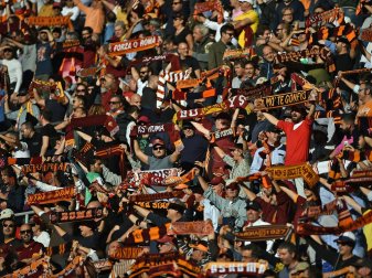 Fans der Roma rufen zum Derby-Boykott auf (Quelle: SID) Fans der Roma rufen zum Derby-Boykott auf (Quelle: SID)