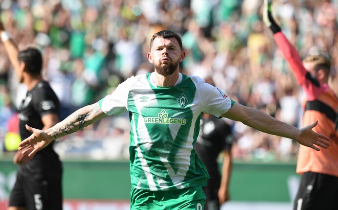 Werder kann sich derzeit auf Oliver Burke verlassen.