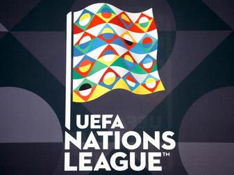 Das Logo der UEFA Nations League. Das Logo der UEFA Nations League.
