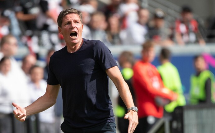 Übt scharfe Kritik am eigenen Team: Oliver Glasner, Trainer von Eintracht Frankfurt.