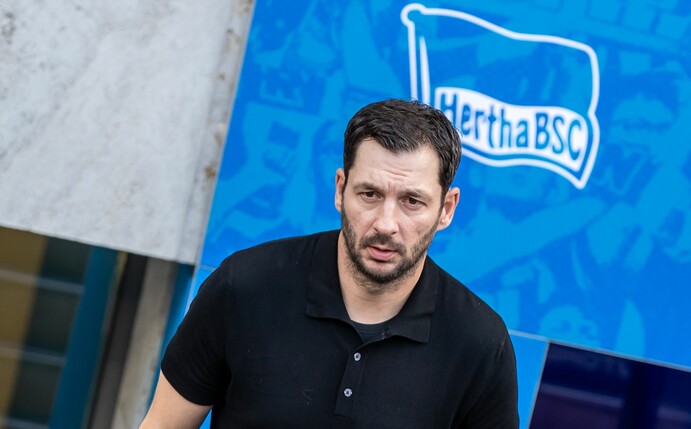Ist mit Hertha im Aufwärtstrend: Sandro Schwarz.