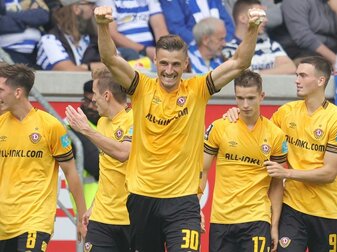 3. Liga: Dresden schafft in Duisburg dritten Sieg in Folge 3. Liga: Dresden schafft in Duisburg dritten Sieg in Folge