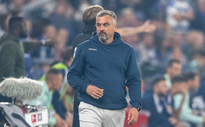 Musste auch auf Schalke eine Niederlage hinnehmen: Bochum-Coach Thomas Reis.