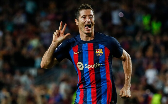 Robert Lewandowski kehrt mit dem FC Barcelona nach München zurück.
