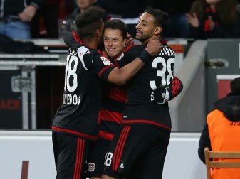 Leverkusen gewinnt gegen Wolfsburg mit 3:0 (Quelle: FIRO/SID-IMAGES) Leverkusen gewinnt gegen Wolfsburg mit 3:0 (Quelle: FIRO/SID-IMAGES)